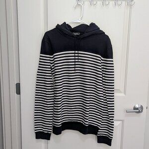 A.P.C. Striped Terry Hoodie - Men's Medium